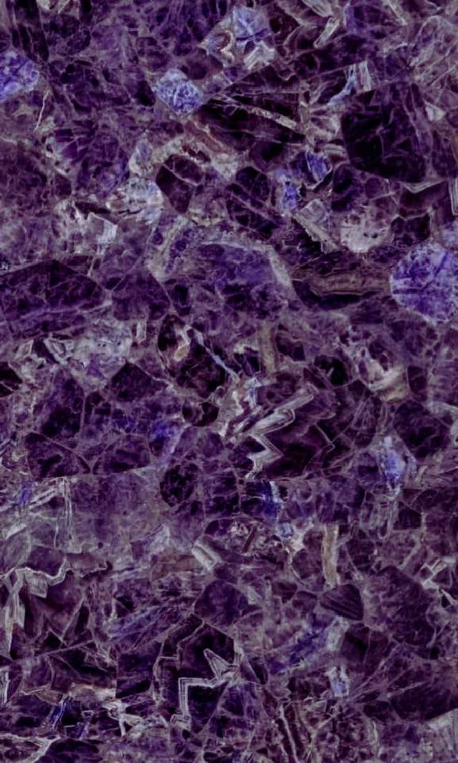 Amethyst — Semi-Precious Quartz, Polished · Backlit finish