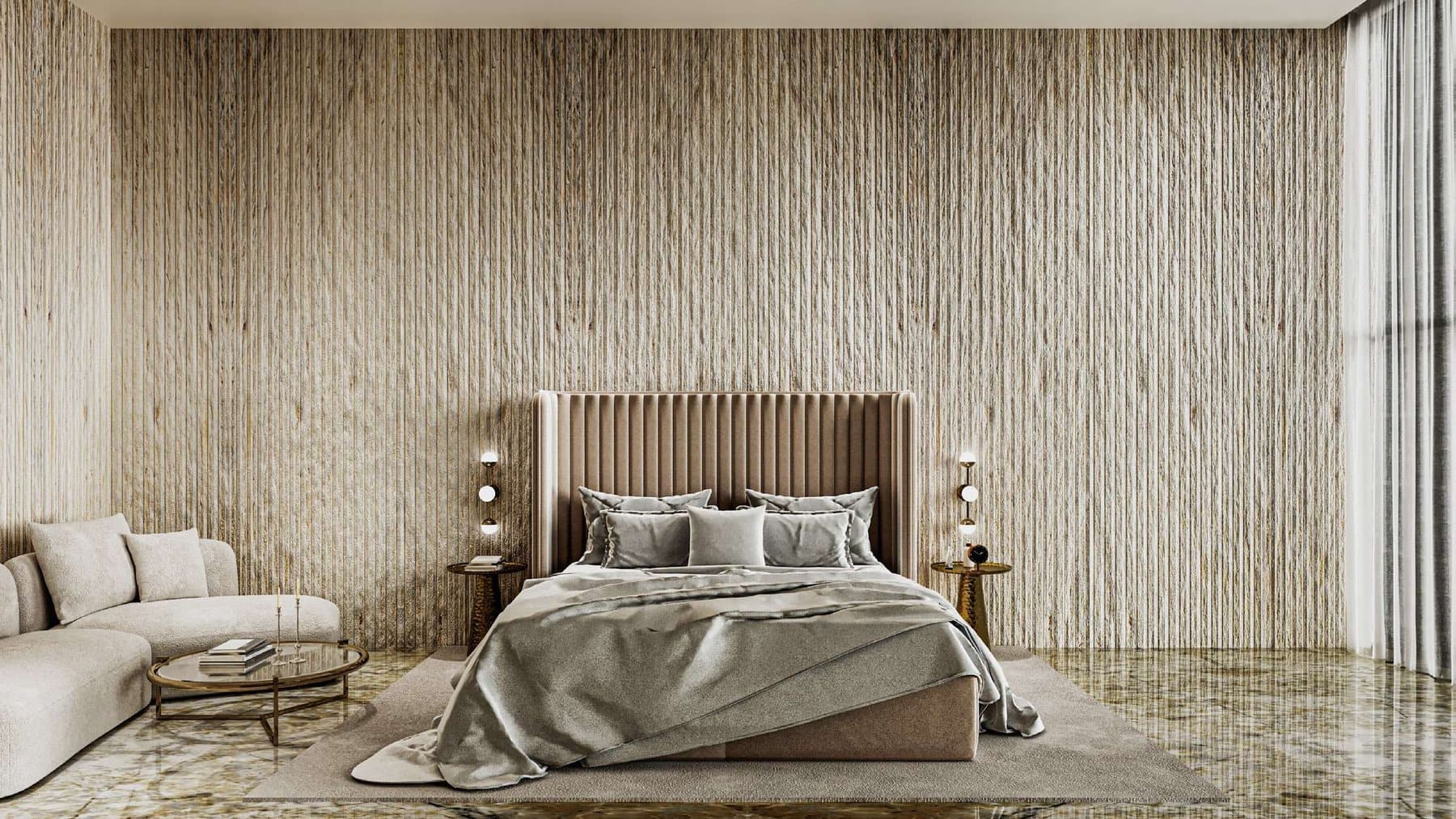 Textured Bedroom