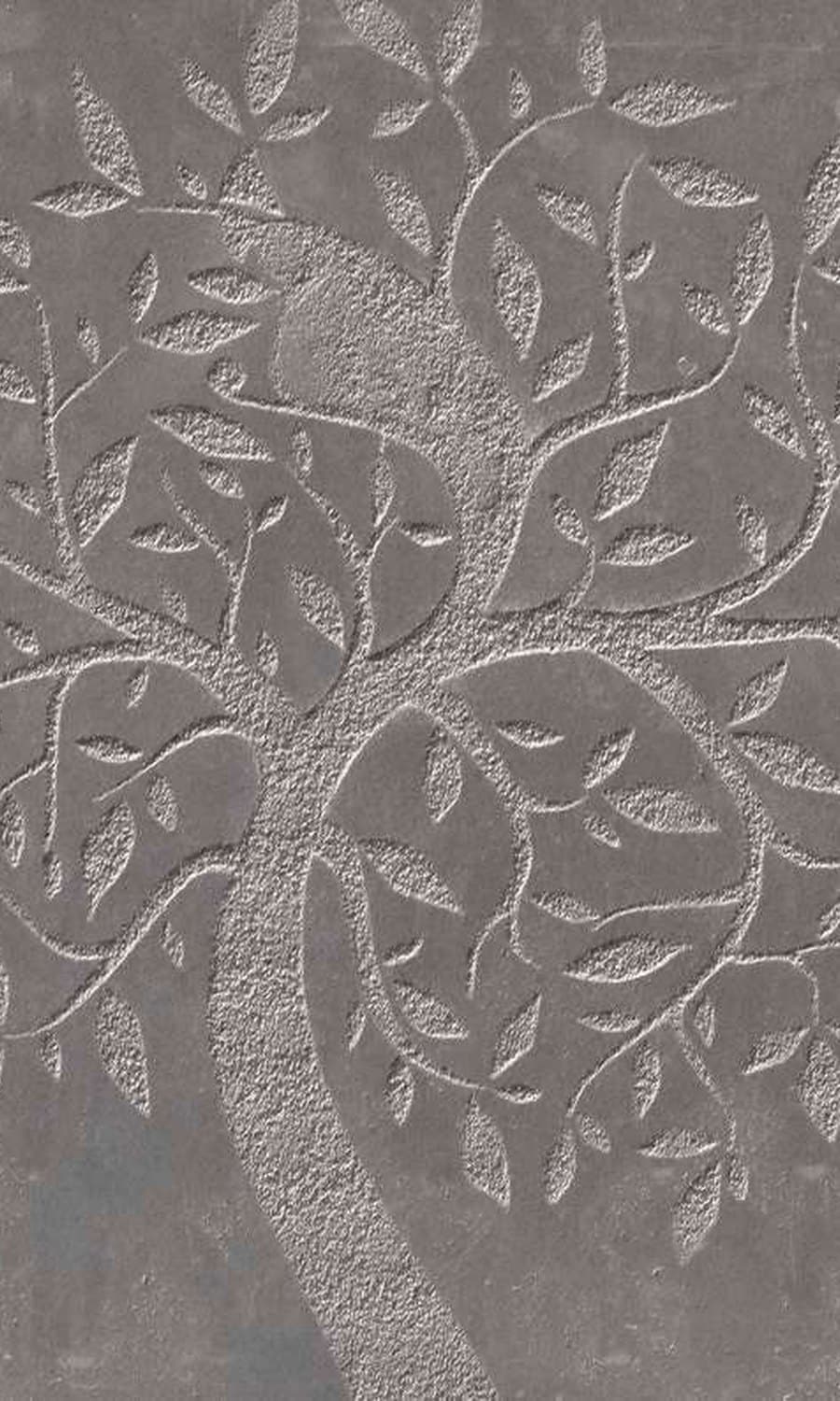Cement Grey · Tree of Life — Cement Grey Quartz, Designer Hydro finish