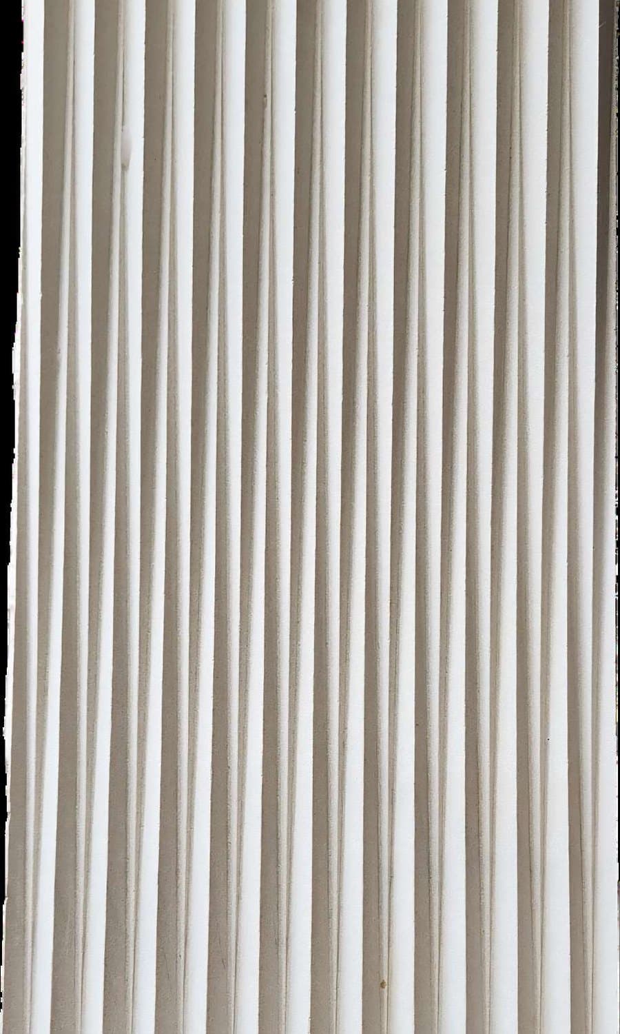 Siena · Slim Flute — Carved Marble, Fluted finish